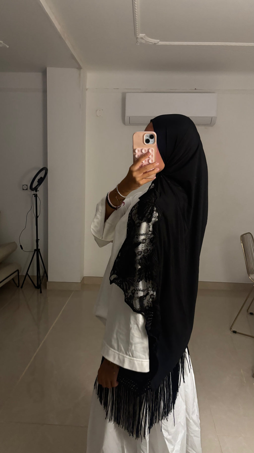 Hijab en dentelle