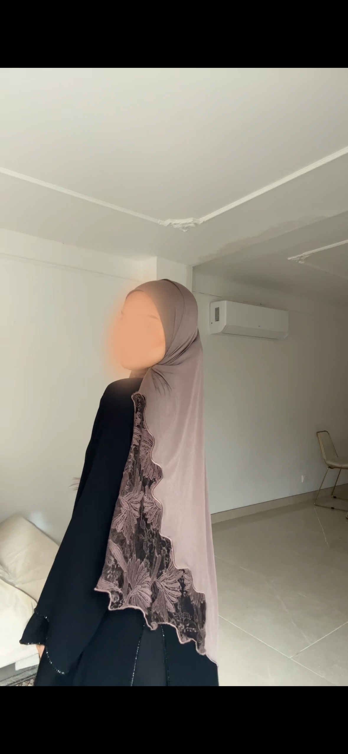 Hijab en dentelle